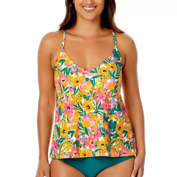 Anne Cole - Easy Triangle Tankini Swim Top - Picture 1 of 2